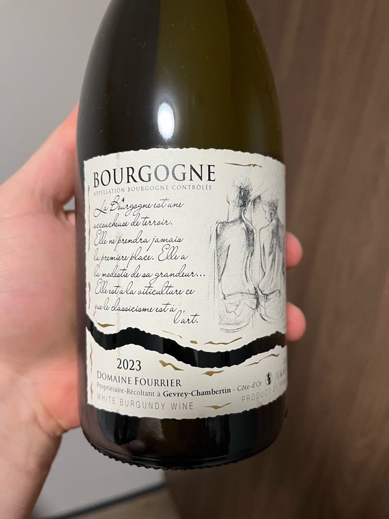 2017 Domaine Fourrier Bourgogne Blanc - CellarTracker