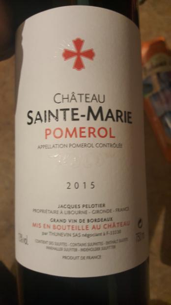 Chateau Sainte Marie Cellartracker