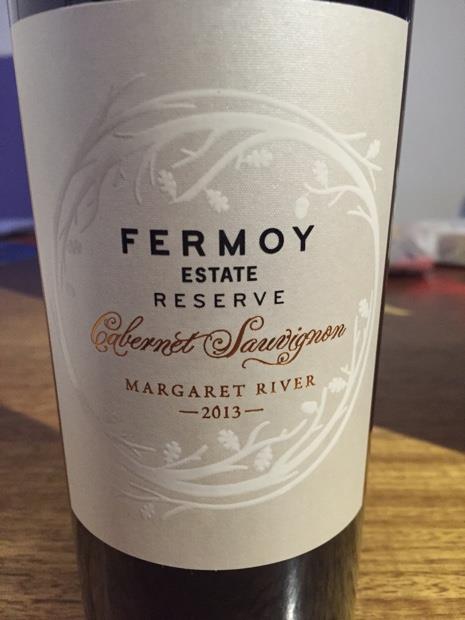 2013 Fermoy Estate Cabernet Sauvignon Reserve, Australia, Western ...