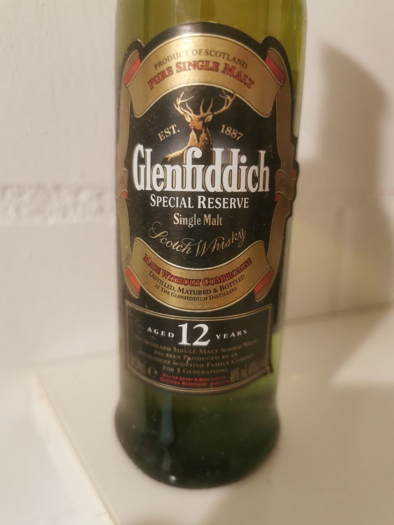 Glenfiddich 12 Year Special Reserve Single Malt Scotch Whisky