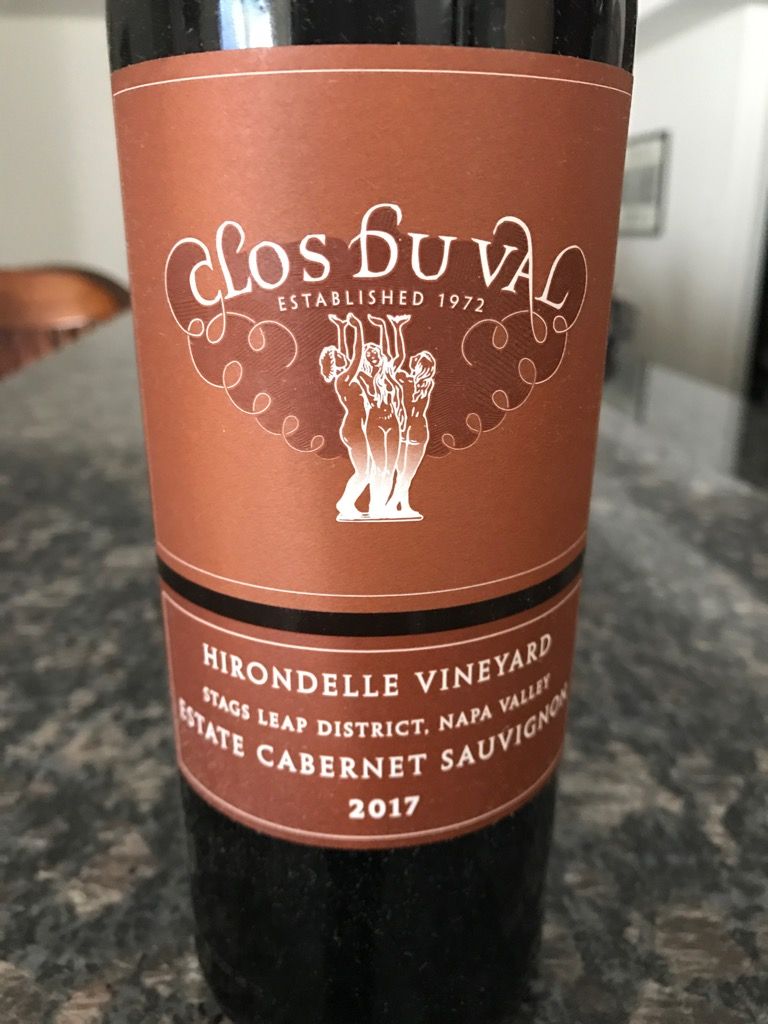 ワイン Clos Du Val Cabernet Sauvignon 2017 2017 Clos du Val Cabernet Sauvignon Napa Valley - CellarTracker
