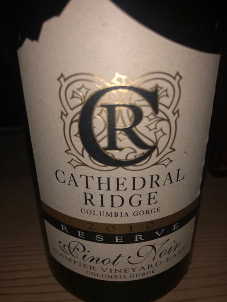 2010 Cathedral Ridge Pinot Noir Reserve Dampier East, USA, Oregon ...