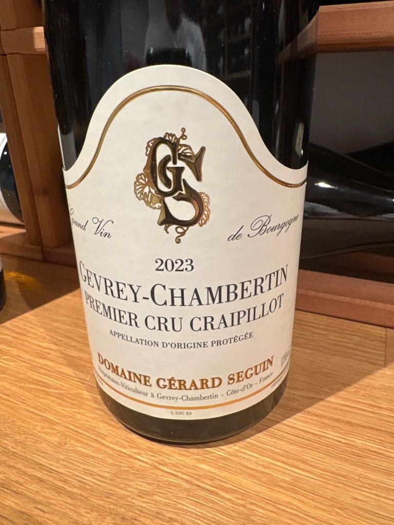 2005 Gérard Seguin Gevrey-Chambertin 1er Cru Craipillot