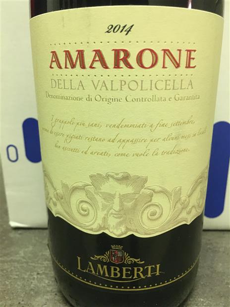 2014 Lamberti Amarone della Valpolicella - CellarTracker