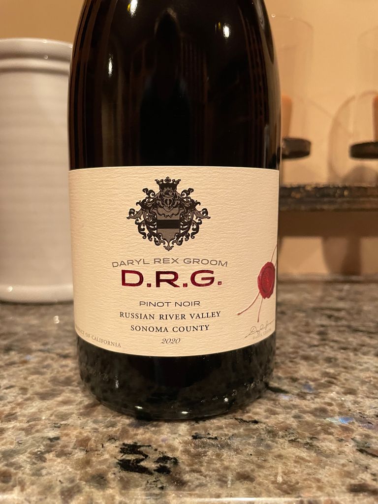 2020 Daryl Rex Groom Pinot Noir Russian River Valley - CellarTracker