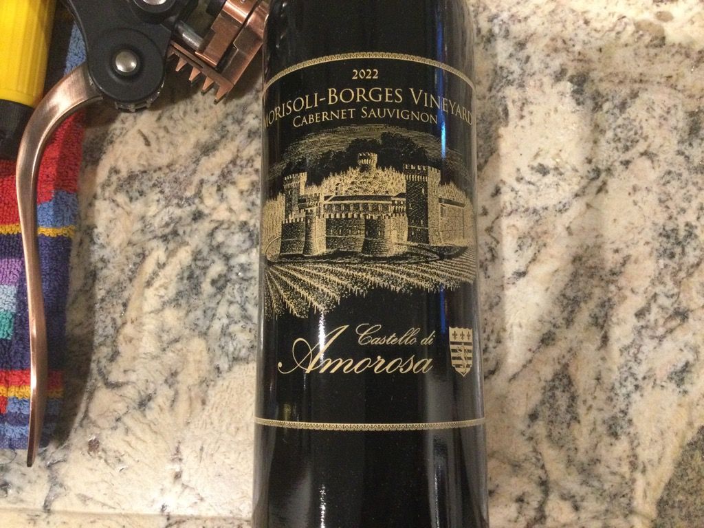 2021 Castello di Amorosa Cabernet Sauvignon Morisoli Borges