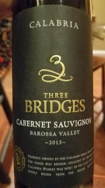 2013 Westend Estate Wines Cabernet Sauvignon Three Bridges Australia 