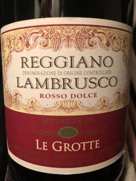 NV Le Grotte Lambrusco Reggiano, Italy, Emilia-Romagna, Reggiano ...