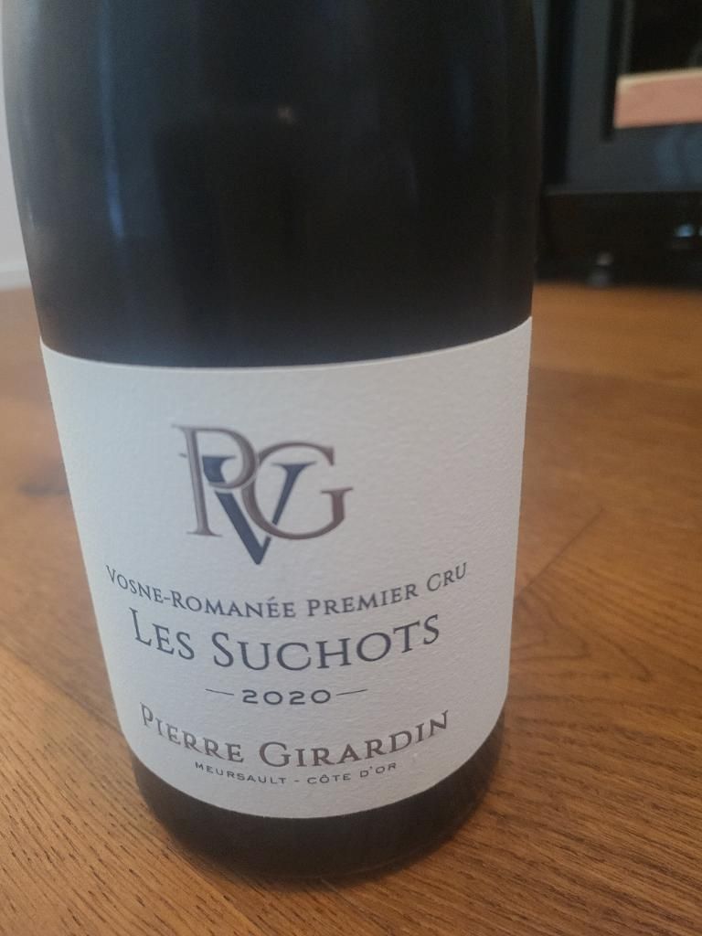 2021 Pierre Girardin Vosne-Romanée 1er Cru Les Suchots - CellarTracker