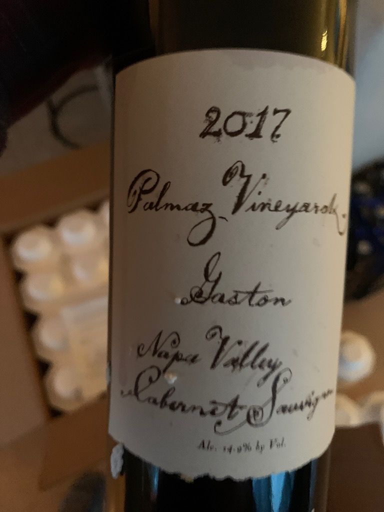 2017 Palmaz Vineyards Cabernet Sauvignon Gaston - CellarTracker