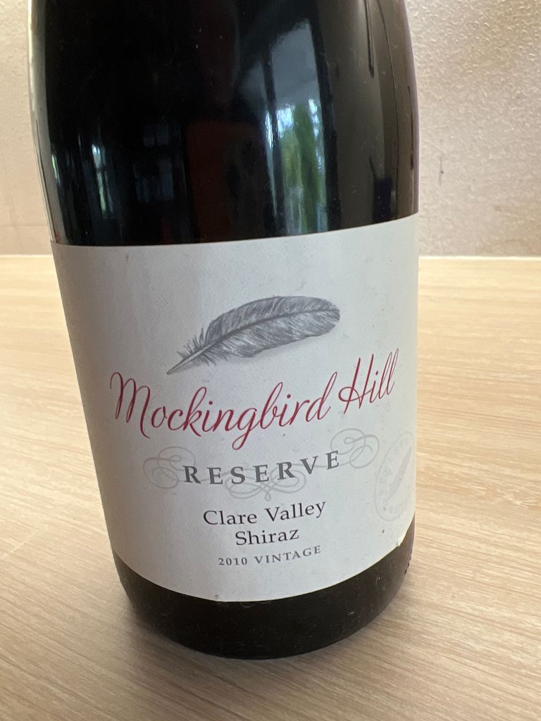 2009 Mockingbird Hill Winery Shiraz Clare Valley, Australia, South