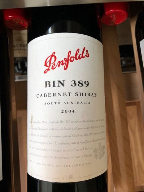 2003 Penfolds Bin 389 - CellarTracker