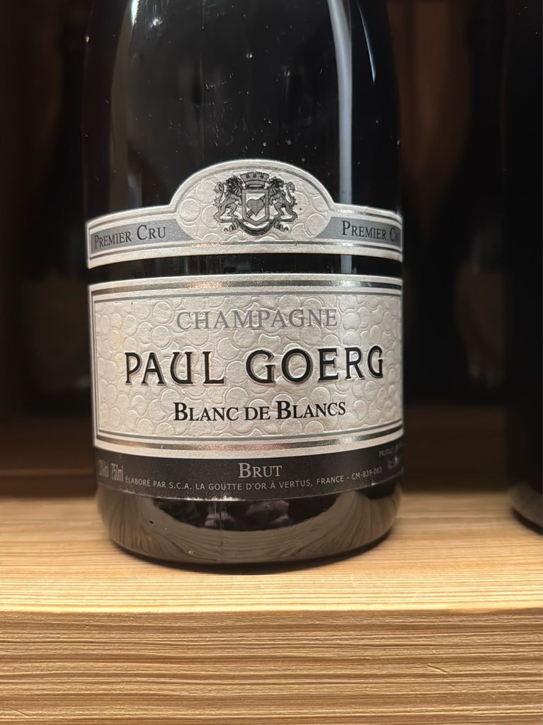 N.V. Paul Goerg Champagne Premier Cru Blanc de Blancs Brut