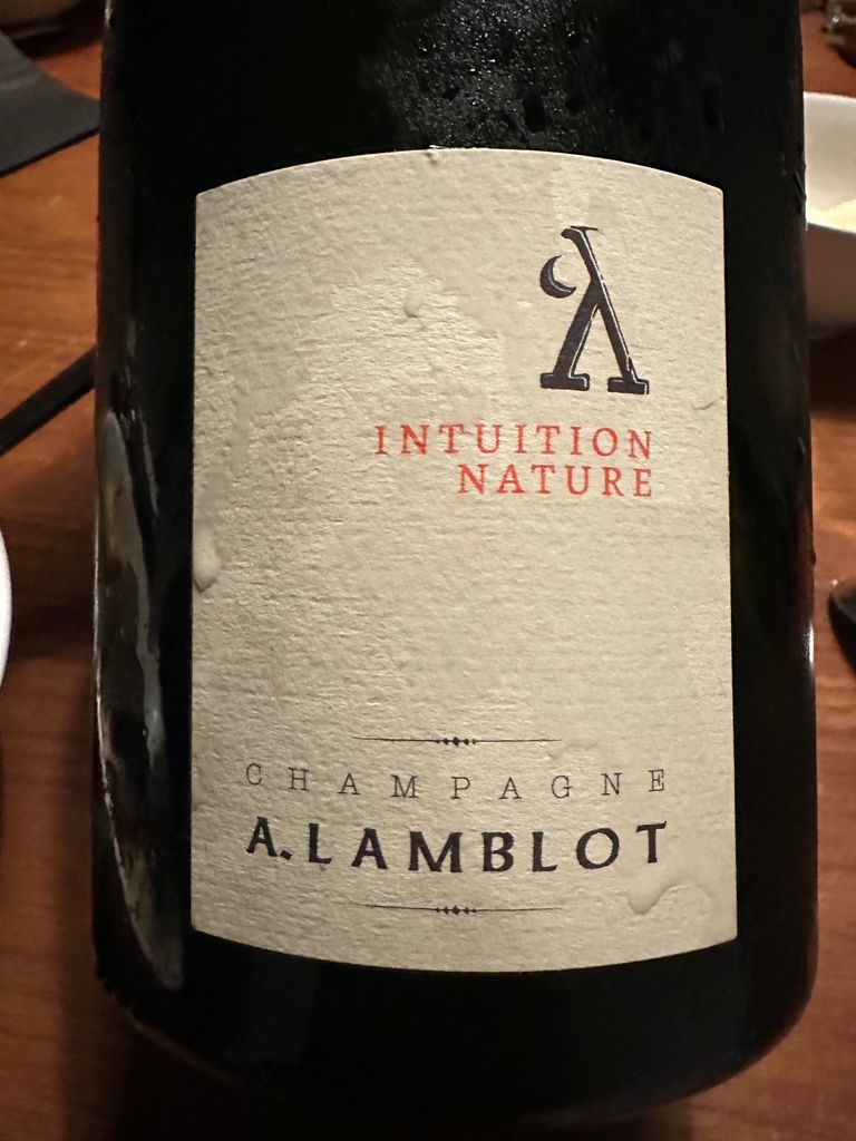 2018 A. Lamblot Champagne Intuition Nature - CellarTracker