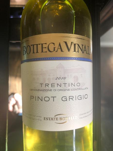 2010 Bottega Vinai Pinot Grigio, Italy, Trentino-Alto Adige, Trentino