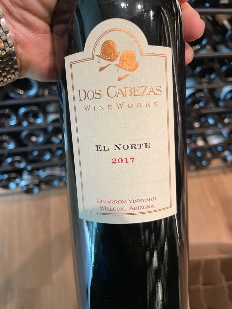 2018 Dos Cabezas Wine Works El Norte, USA, Arizona, Cochise County