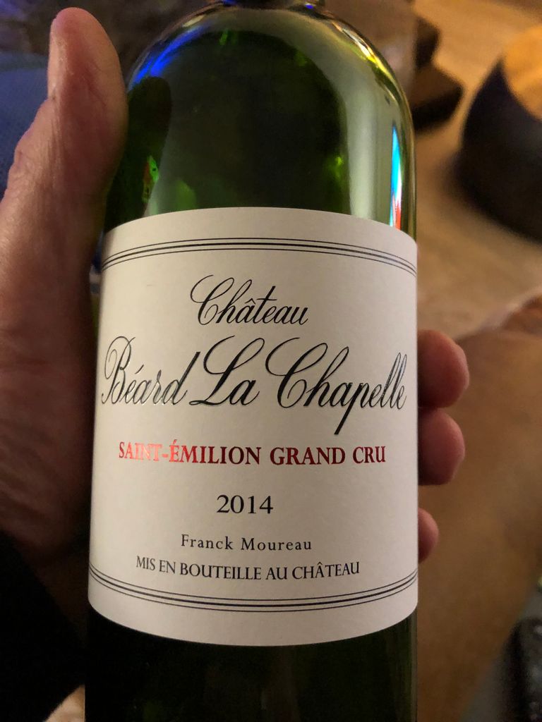 2014 Château Béard La Chapelle, France, Bordeaux, Libournais, St