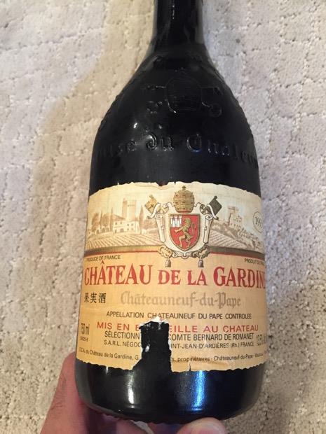 1998 Château de la Gardine Châteauneuf-du-Pape Blanc