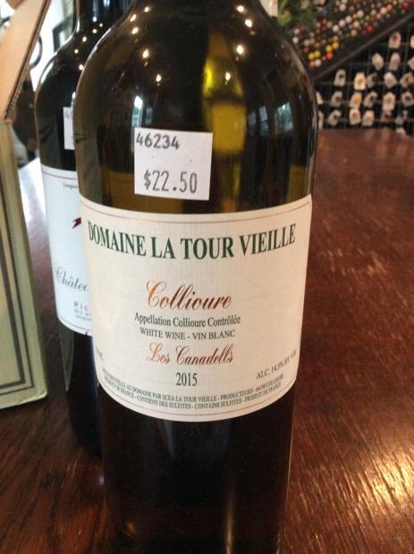 ヴァンジョーヌ2009 Domaine de la Tourrelle 2009 Domaine La Tour Vieille Collioure Les Canadells - CellarTracker