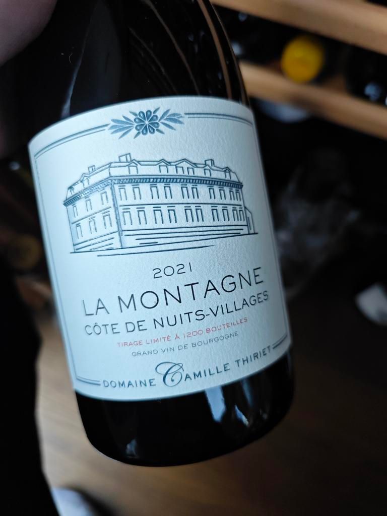 2022 Camille Thiriet Côte de Nuits Villages La Montagne