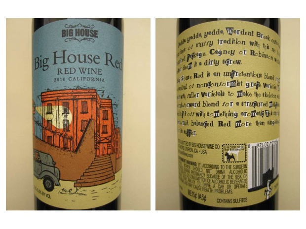 Big house on sale red wine