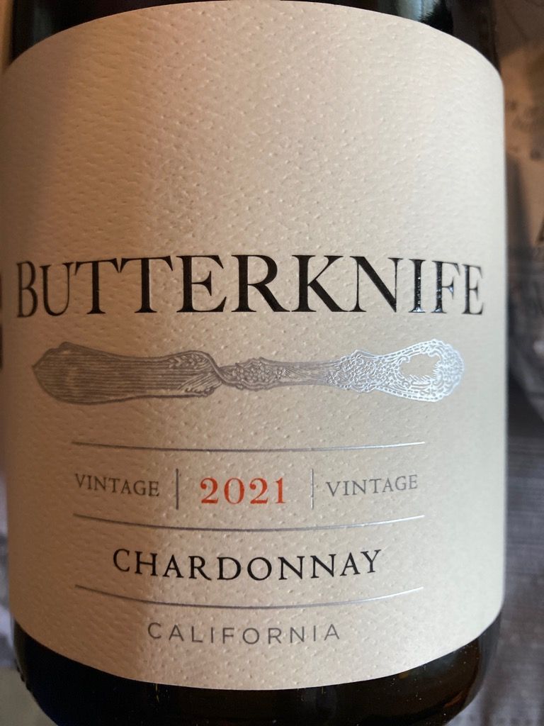 2021 Butter Knife Chardonnay, USA, California CellarTracker