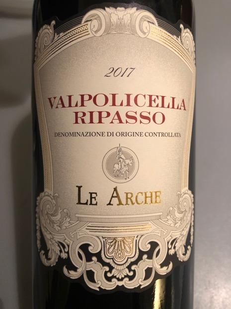 2017 Le Arche Ripasso della Valpolicella CellarTracker