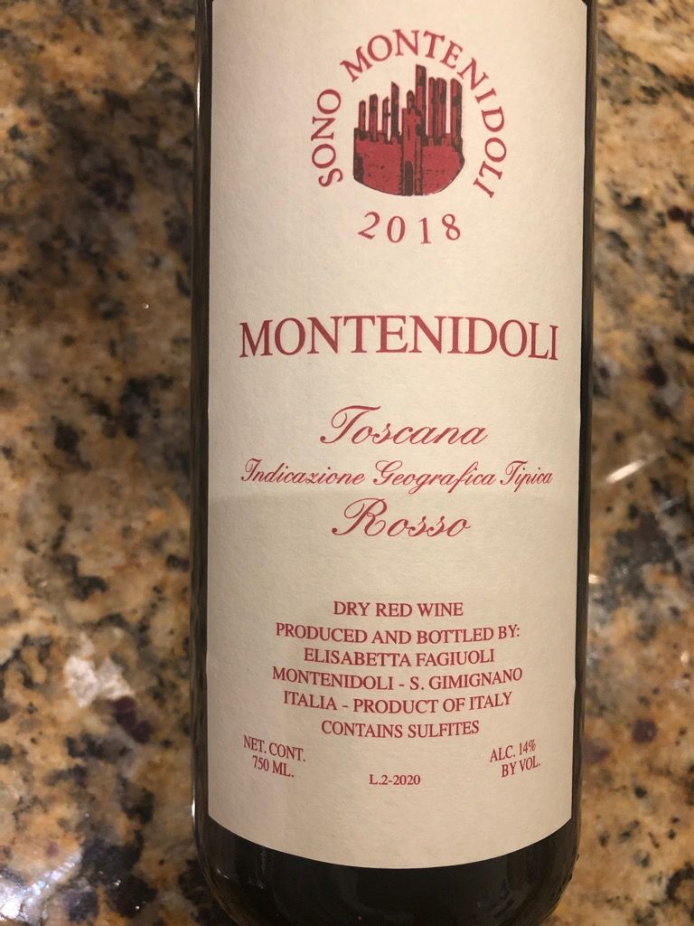 2019 Montenidoli Rosso Toscana IGT, Italy, Tuscany, Toscana IGT ...