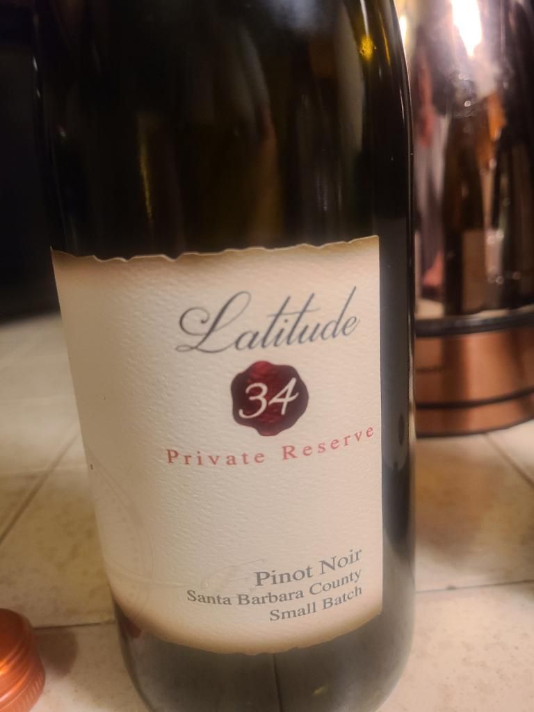 2021 Latitude 34 Pinot Noir - CellarTracker