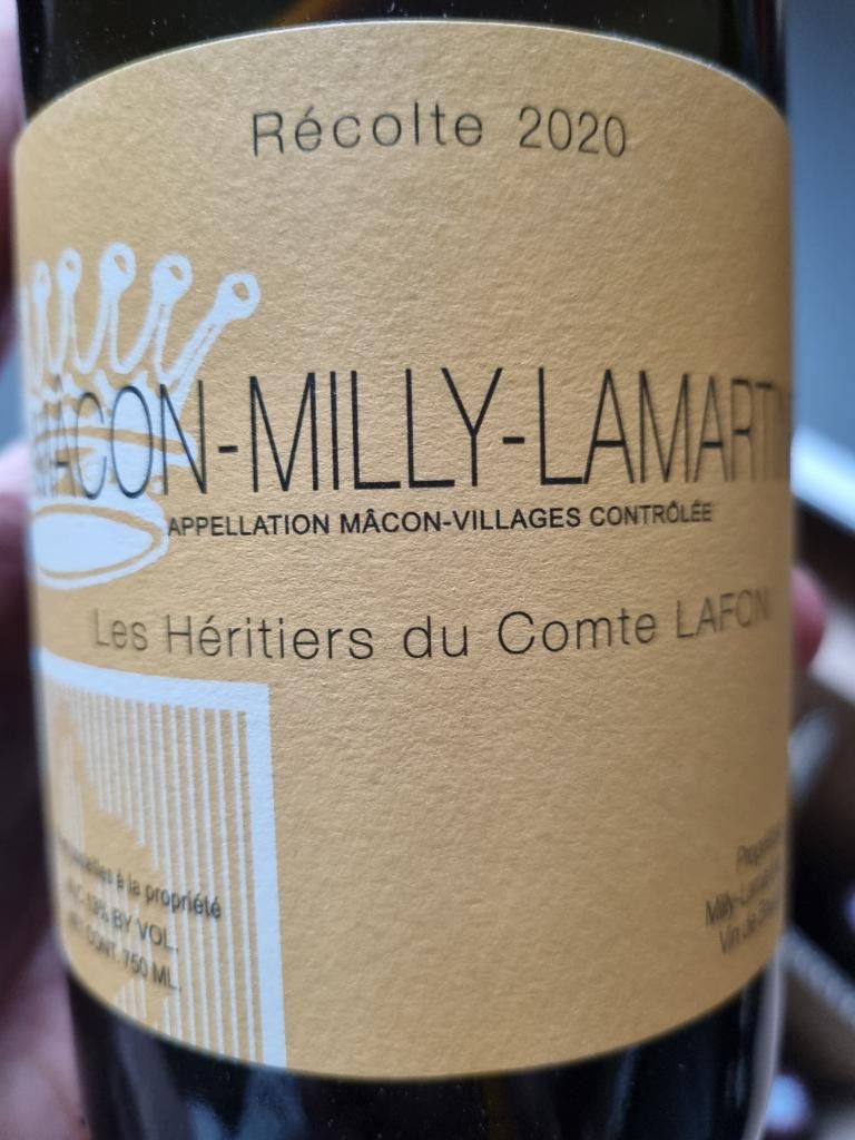 Milly lamartine tasting notes discount lesheritiers du comte lafon