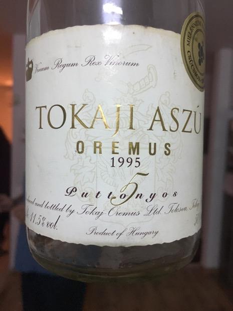 1972 Oremus Tokaji Aszú 5 Puttonyos - CellarTracker