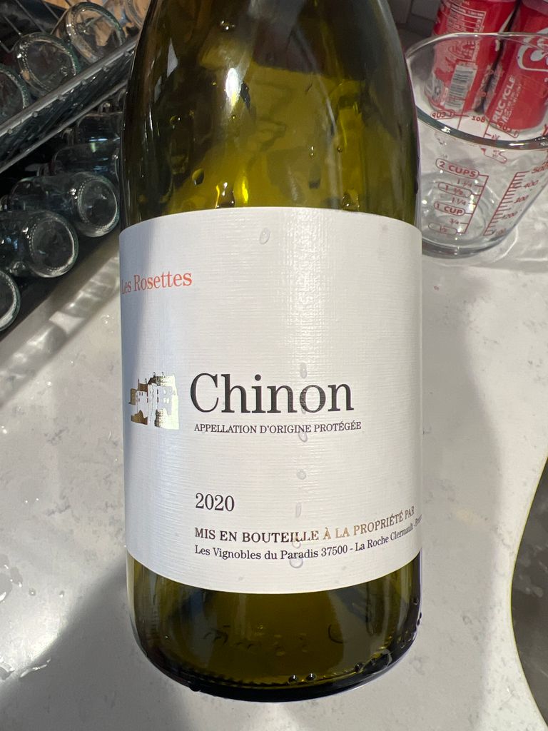 2020 Les Rosettes Chinon, France, Loire Valley, Touraine, Chinon