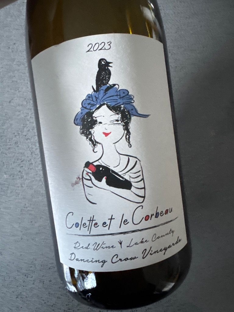 2023 Dancing Crow Vineyards Colette et le Corbeau, USA, California ...
