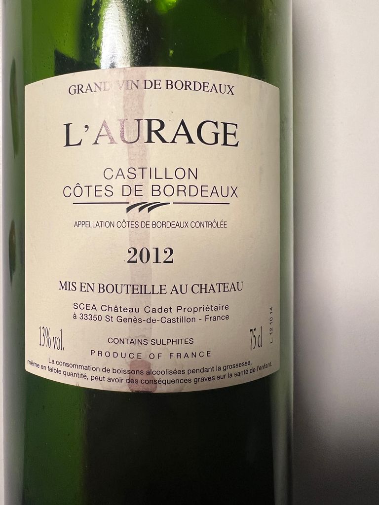 2012 Domaine de L
