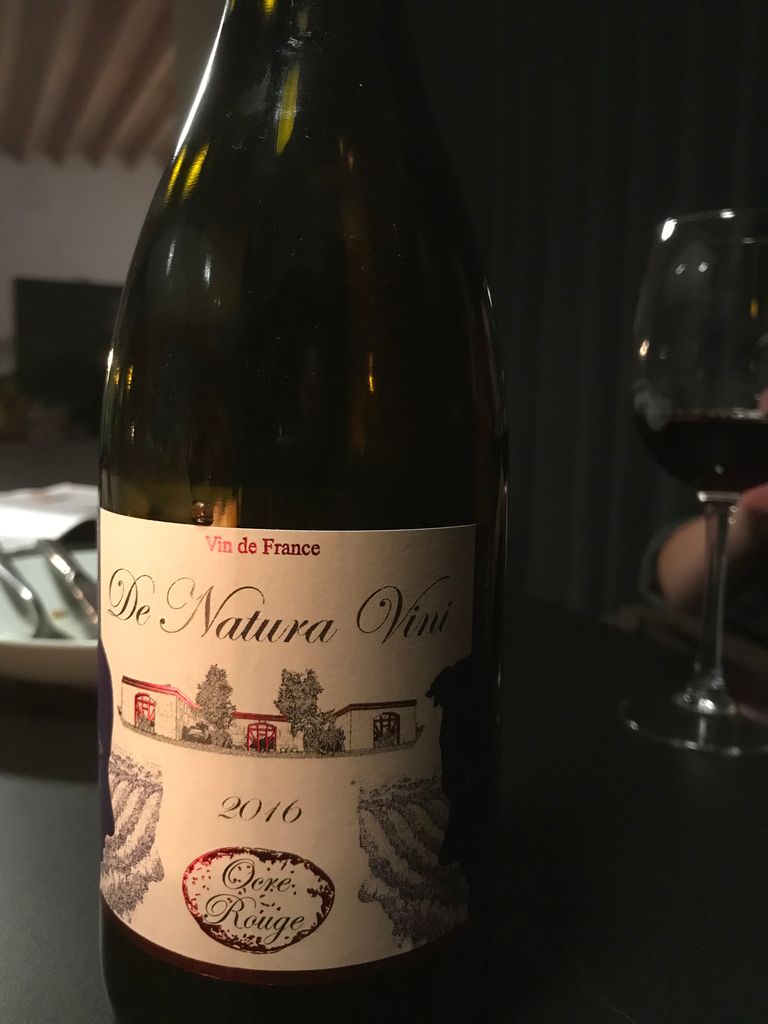 2016 Domaine de l'Ocre Rouge De Natura Vini, France, Vin de France -  CellarTracker