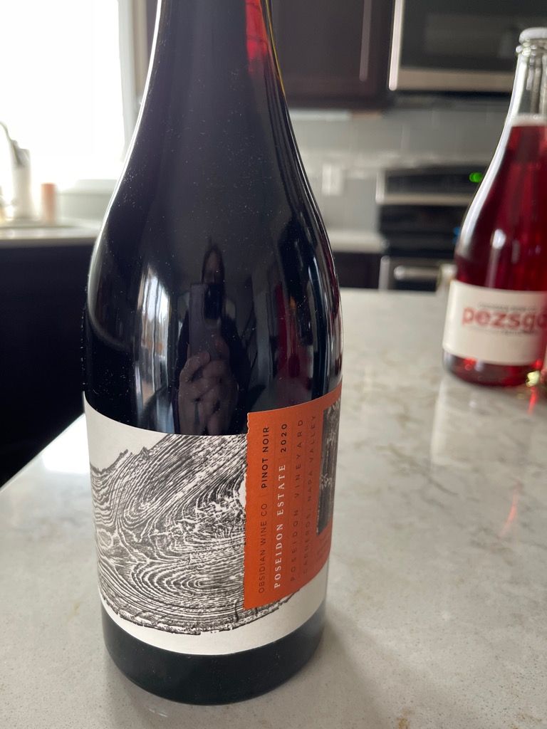 2021 Obsidian Wine Pinot Noir Poseidon Estate USA California Napa 
