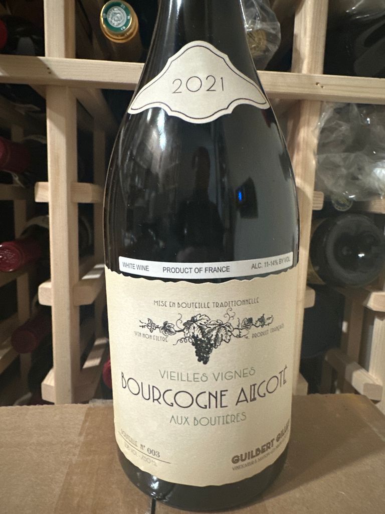 ギルベールジレ　ブルゴーニュアリゴテ　オープティエールV V　2022 2022 Guilbert Gillet Bourgogne-Aligoté Aux Boutières