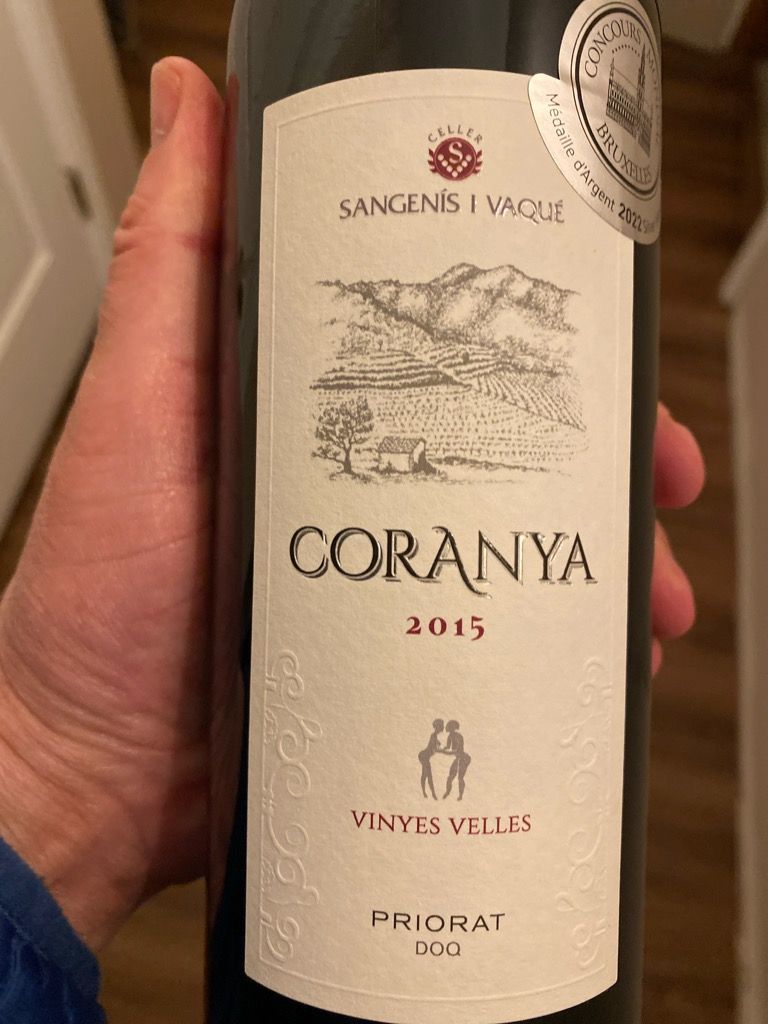 2000 Sangenís i Vaqué Priorat Coranya - CellarTracker