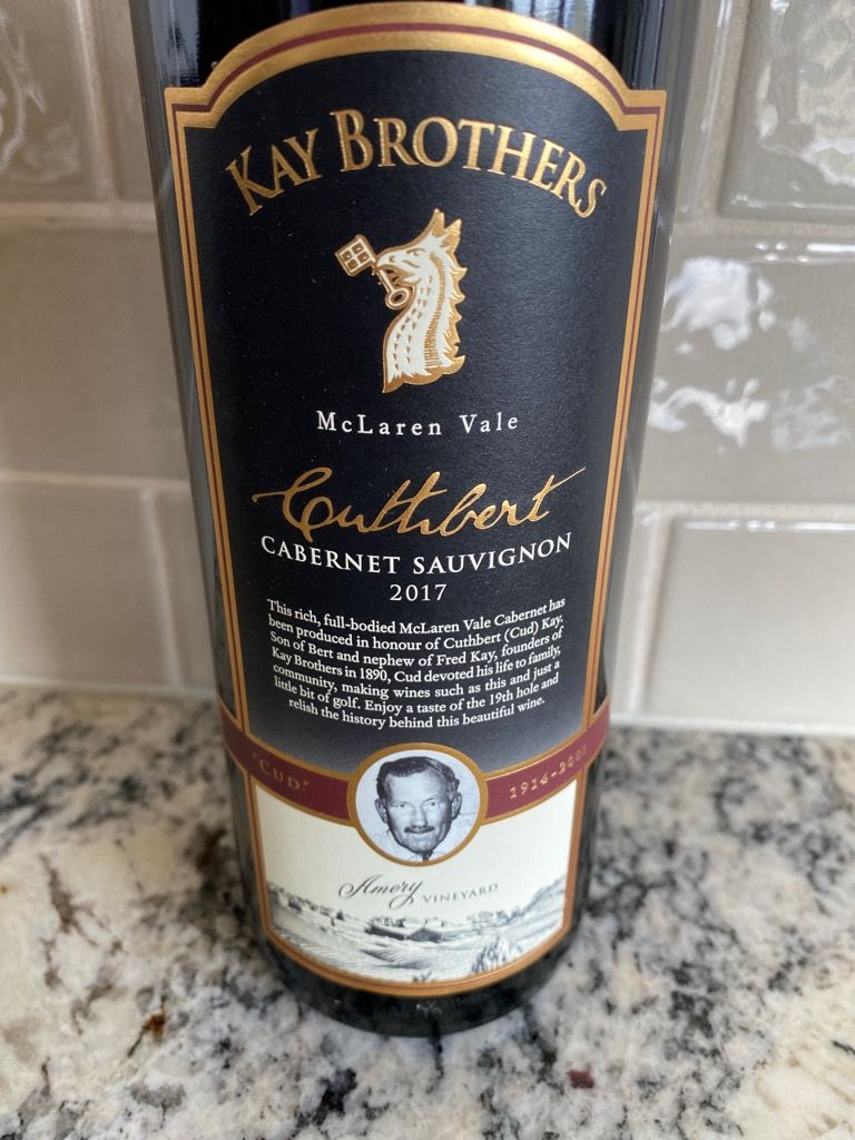 2017 Kay Brothers Sauvignon The Cuthbert, Australia, South