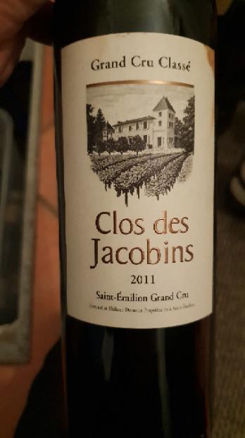 CHATEAU CLOS DES JACOBINS 1964年(セラー保管) Clos des Jacobins