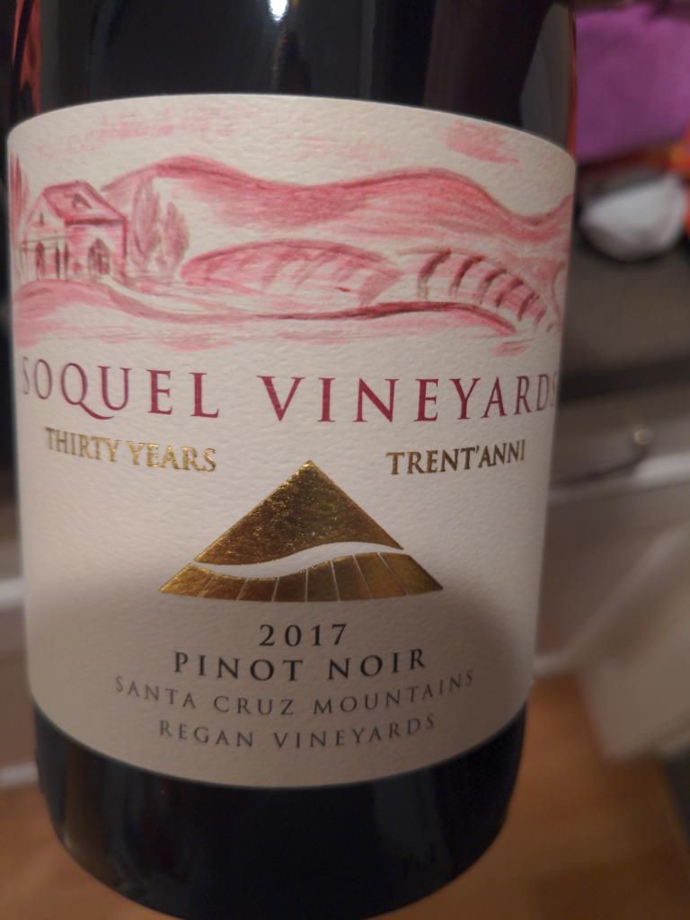 2018 Soquel Vineyards Pinot Noir Partners' Reserve Regan Vineyards, USA
