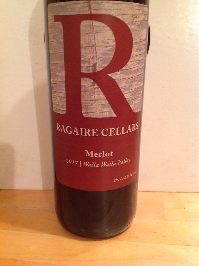 2018 Ragaire Cellars Merlot, USA, Washington, Columbia Valley, Walla