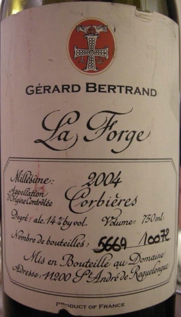 2020 Gérard Bertrand Corbières-Boutenac La Forge - CellarTracker