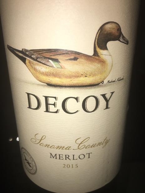 2018 Decoy Sonoma County Merlot