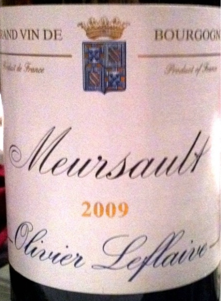 Leflaive Meursault 2009　ルフレーヴムルソー ルフレーヴ ムルソー プルミエ クリュ スー ル ド ダーヌ 2009