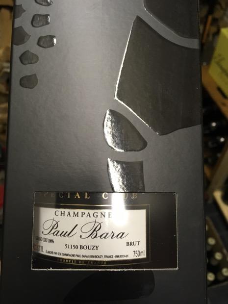 2015 Paul Bara Champagne Grand Cru Special Club - CellarTracker