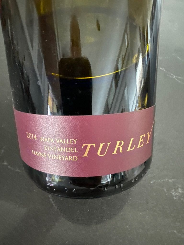 2014 Turley Zinfandel Hayne Vineyard, USA, California, Napa Valley, St