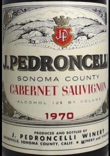 1970 Pedroncelli Cabernet Sauvignon - CellarTracker