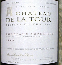 1997 Château de La Tour Réserve du Château - CellarTracker