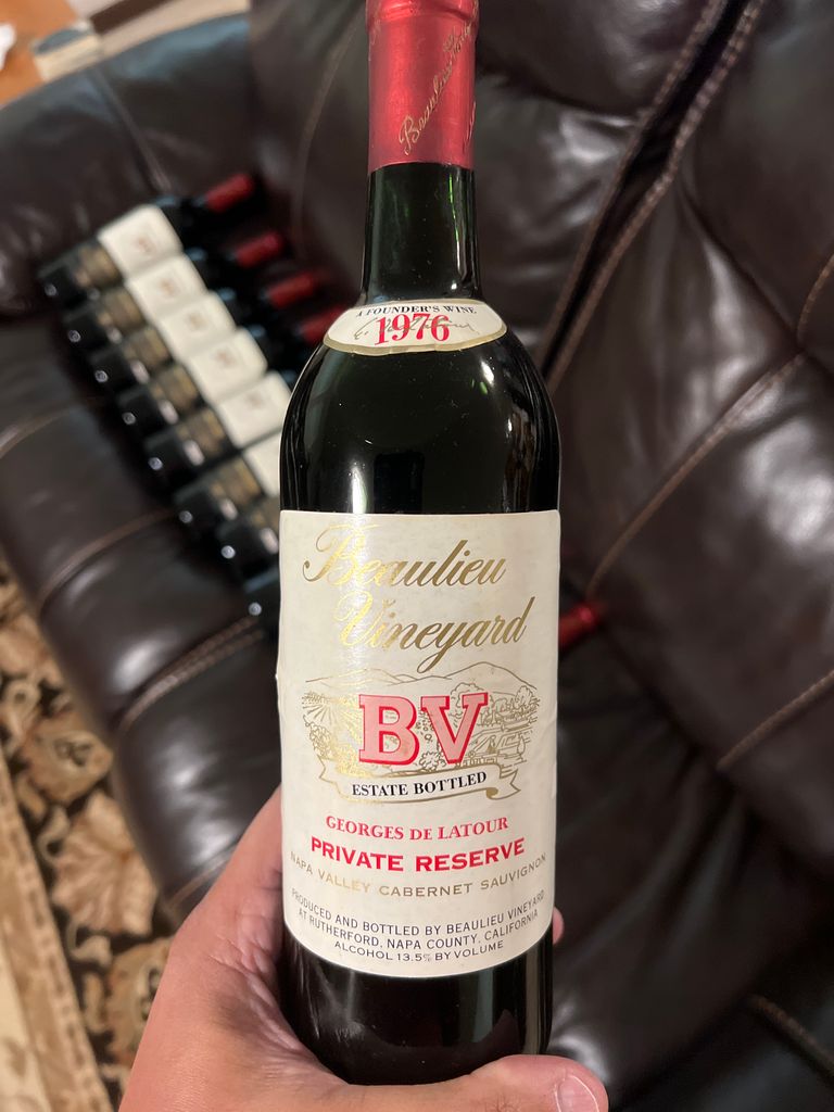 1975 Beaulieu Vineyard Cabernet Sauvignon Georges de Latour